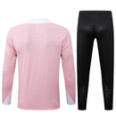 Conjunto Agasalho Treino PSG 24/25 - Rosa e Branco