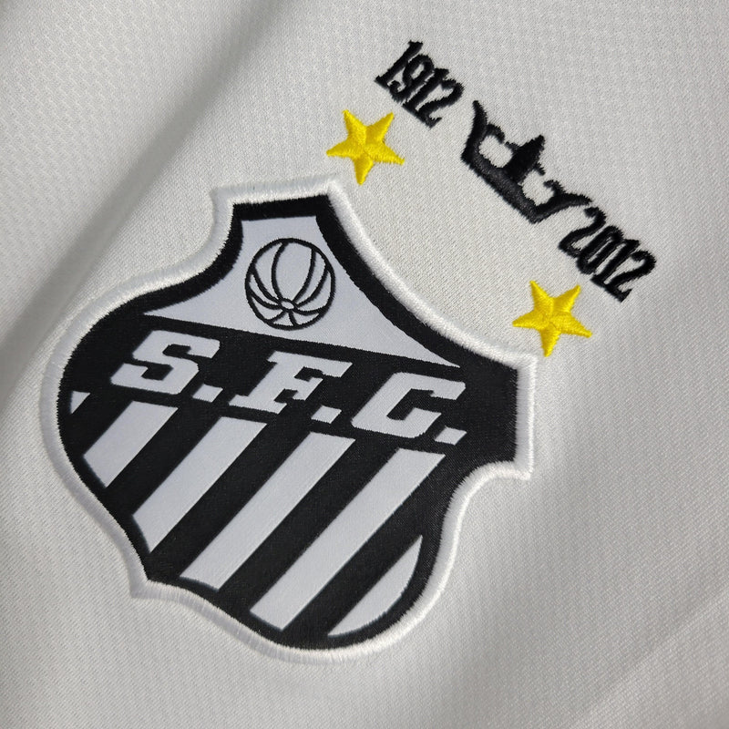 Camisa Santos Home 11/12 Retrô - Branca