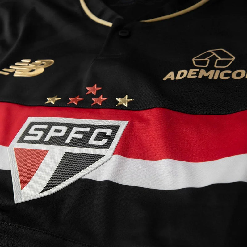 Camisa São Paulo Third 25/26 Jogador - Preta