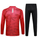 Conjunto Agasalho Treino Napoli 24/25 - Vermelho