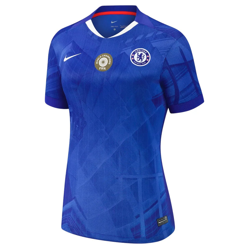 Camisa Chelsea Feminina Home 25/26 - Azul