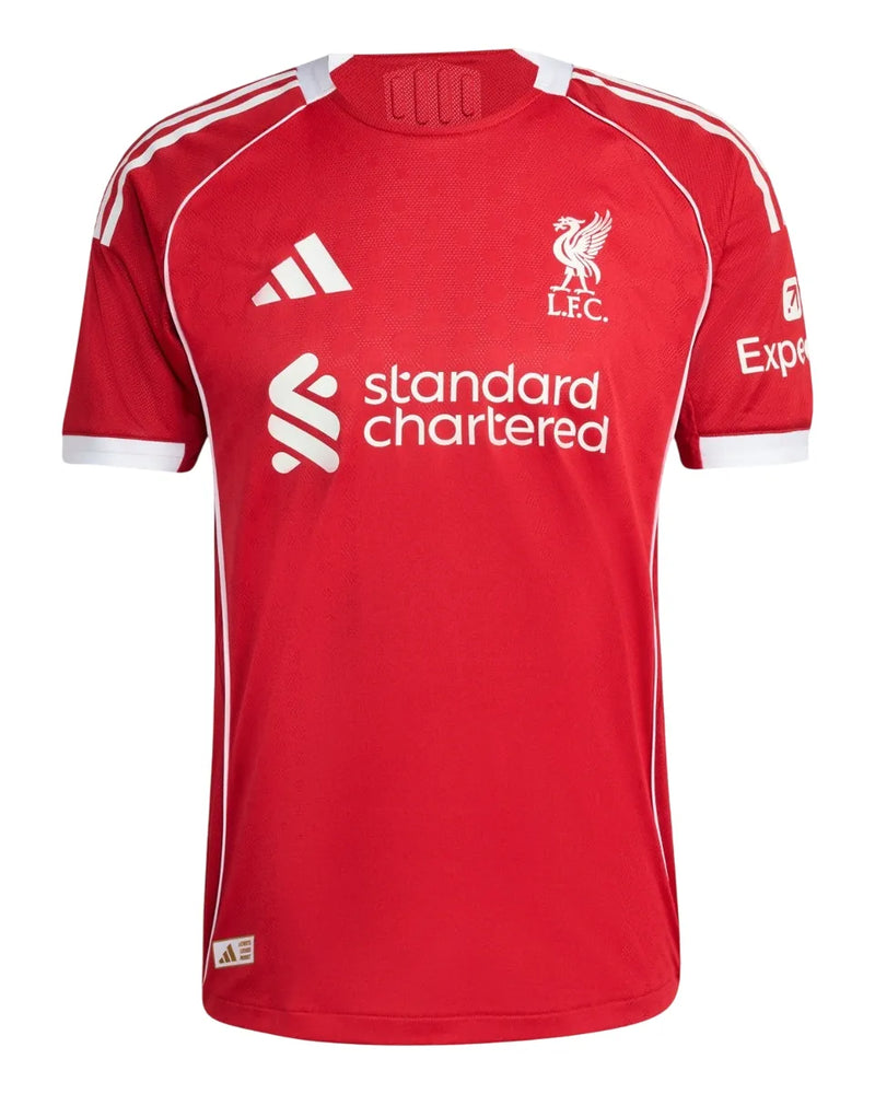 Camisa Liverpool Home 25/26 Jogador - Vermelha
