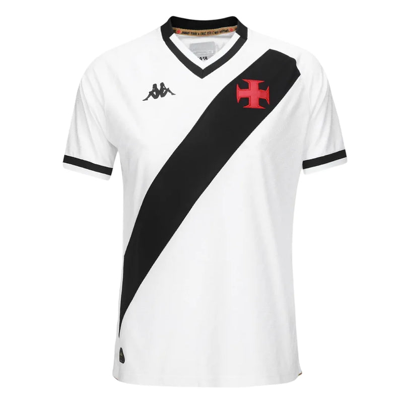 Camisa Vasco Feminina Away 25/26 - Branca e Preta