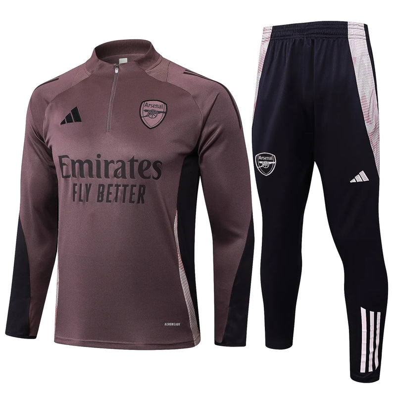 Conjunto Agasalho Treino Arsenal 24/25 - Roxo Aurora