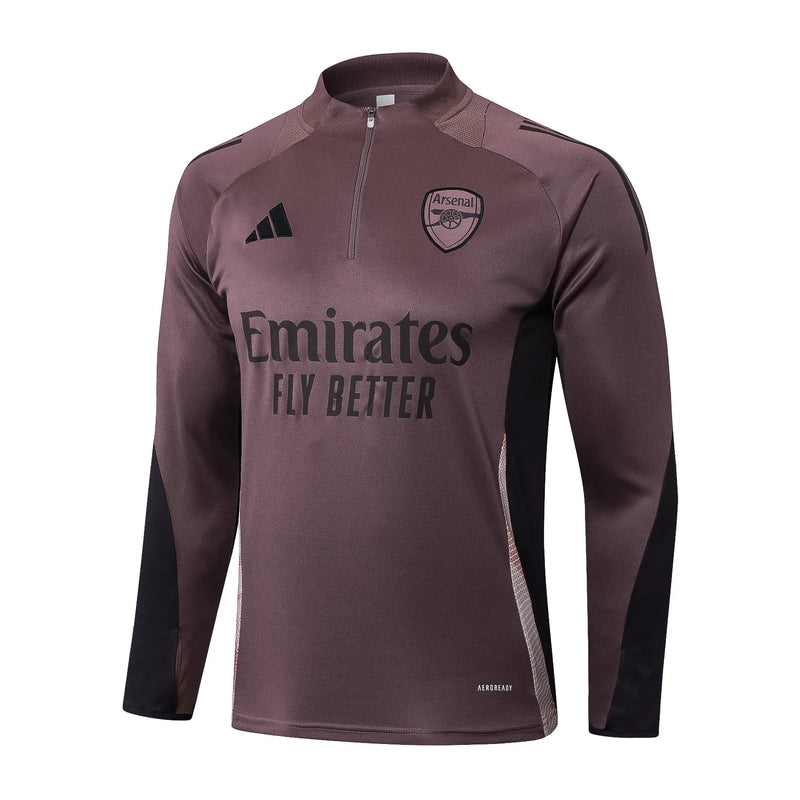Conjunto Agasalho Treino Arsenal 24/25 - Roxo Aurora
