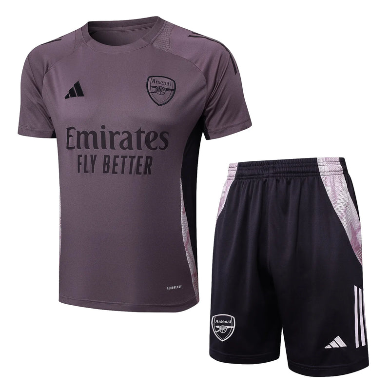 Conjunto Arsenal Treino 24/25 - Roxo Aurora