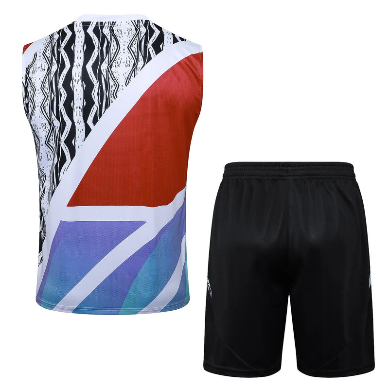 Conjunto Arsenal Treino Regata 24/25 - Vermelho e Azul