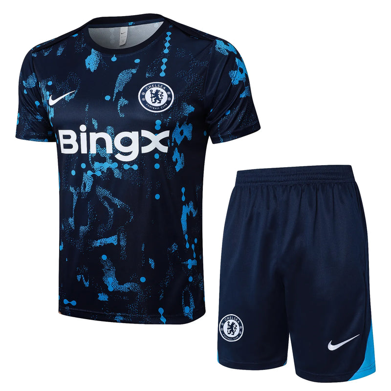 Conjunto Chelsea Treino 24/25 - Azul Escuro