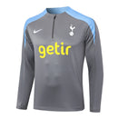 Conjunto Agasalho Treino Tottenham 24/25 - Cinza