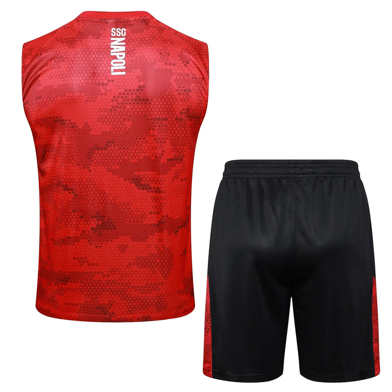 Conjunto Napoli Treino Regata 24/25 - Vermelho