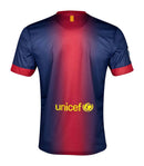 Camisa Barcelona Home 12/13 Retrô - Azul e Vermelha