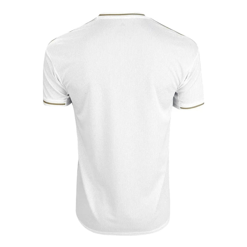 Camisa Real Madrid Home 19/20 Retrô - Branca e Dourada