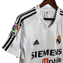Camisa Real Madrid Home 04/05 Retrô - Branca