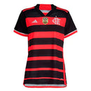 Camisa CRF Feminina Home 24/25 - Preta e Vermelha