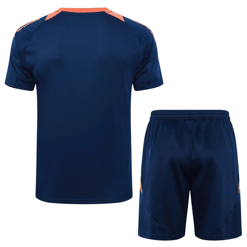 Conjunto Manchester United Treino 24/25 - Azul Escuro