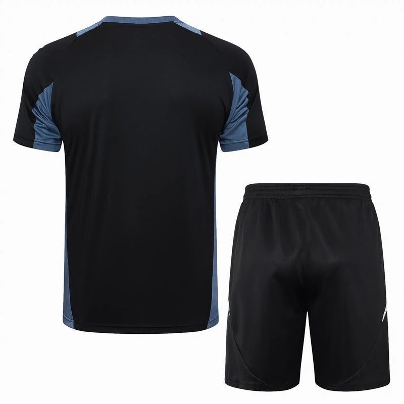 Conjunto Manchester United Treino 24/25 - Preto