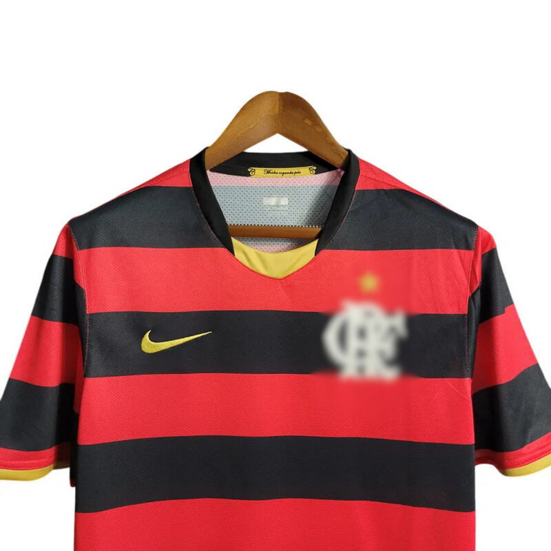 Camisa CRF Home 08/09 Retrô - Vermelha e Preta