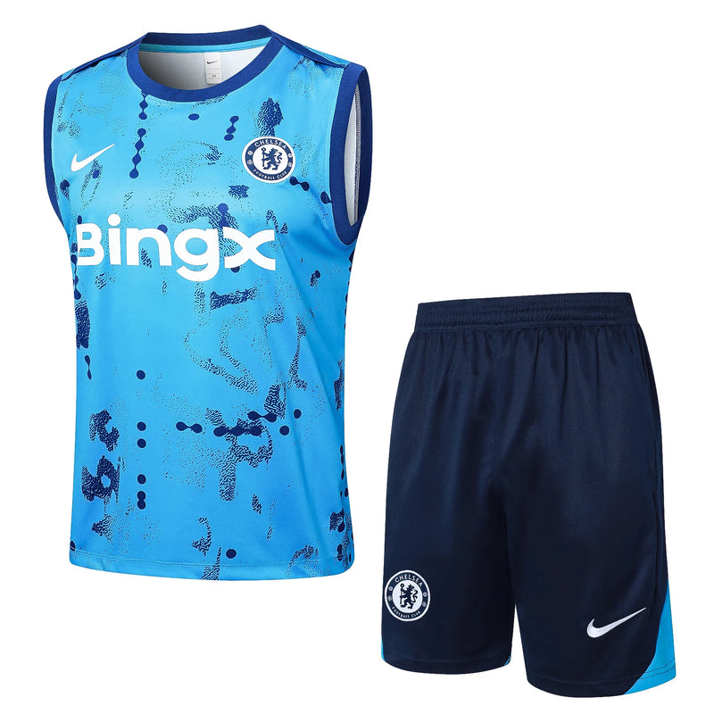 Conjunto Chelsea Treino Regata 24/25 - Azul