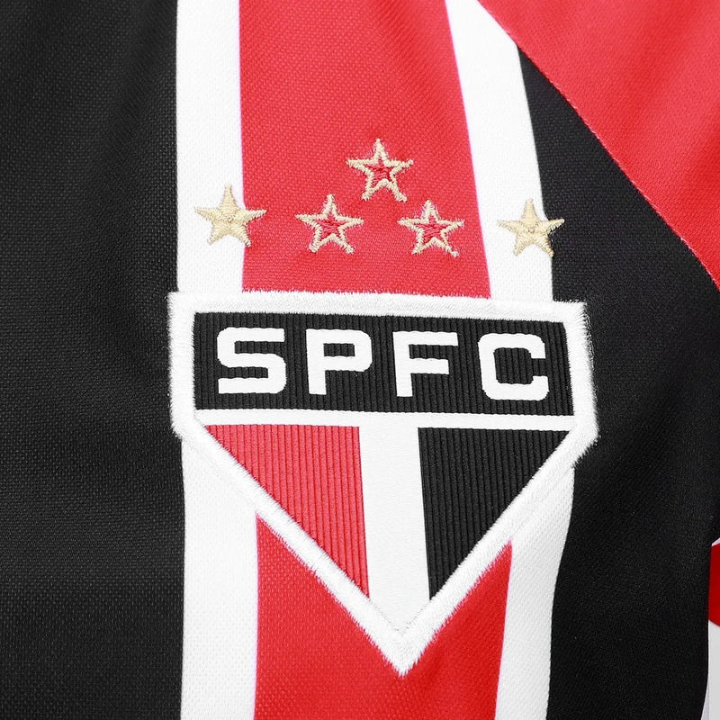Camisa São Paulo Feminina Away 25/26 - Vermelha e Preta