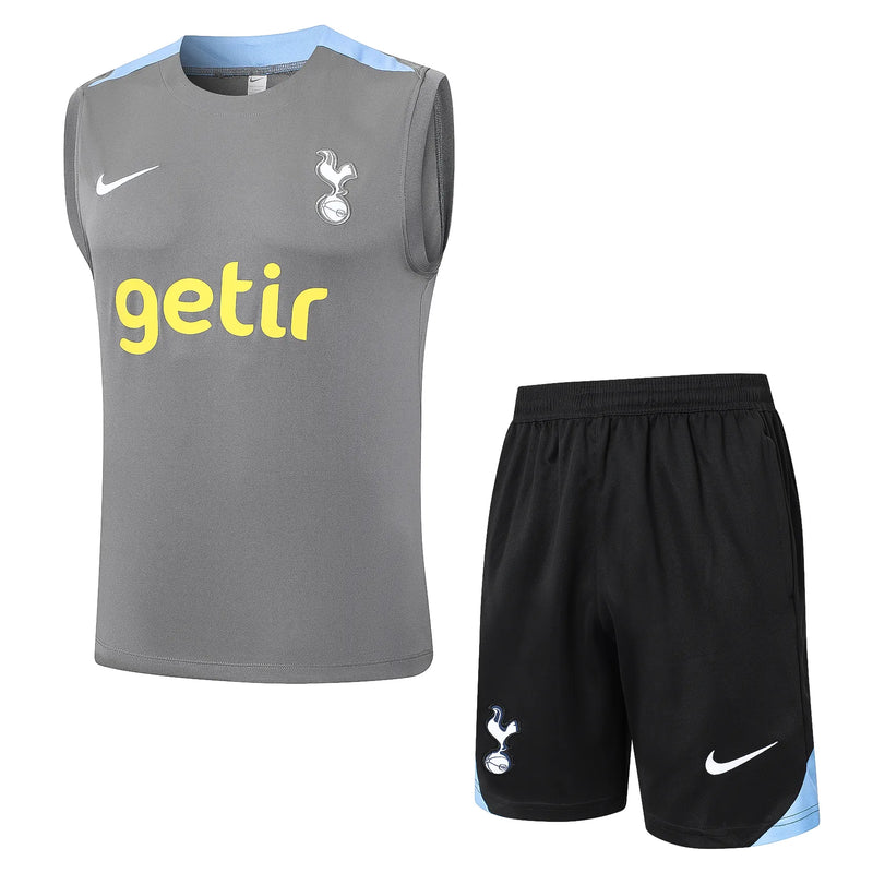 Conjunto Tottenham Treino Regata 24/25 - Cinza