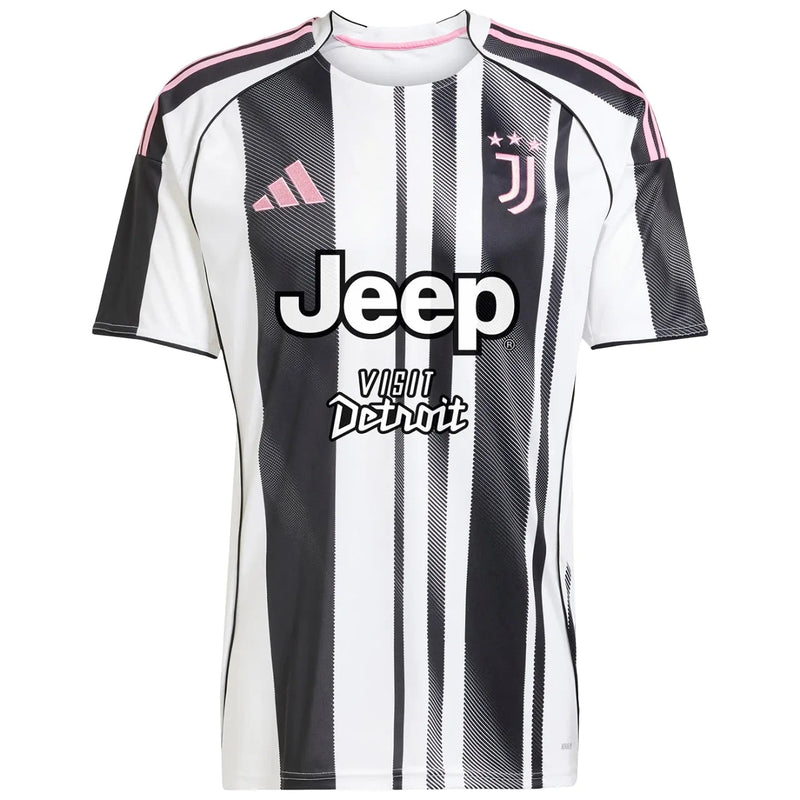 Camisa Juventus Home 25/26 - Branca e Preta