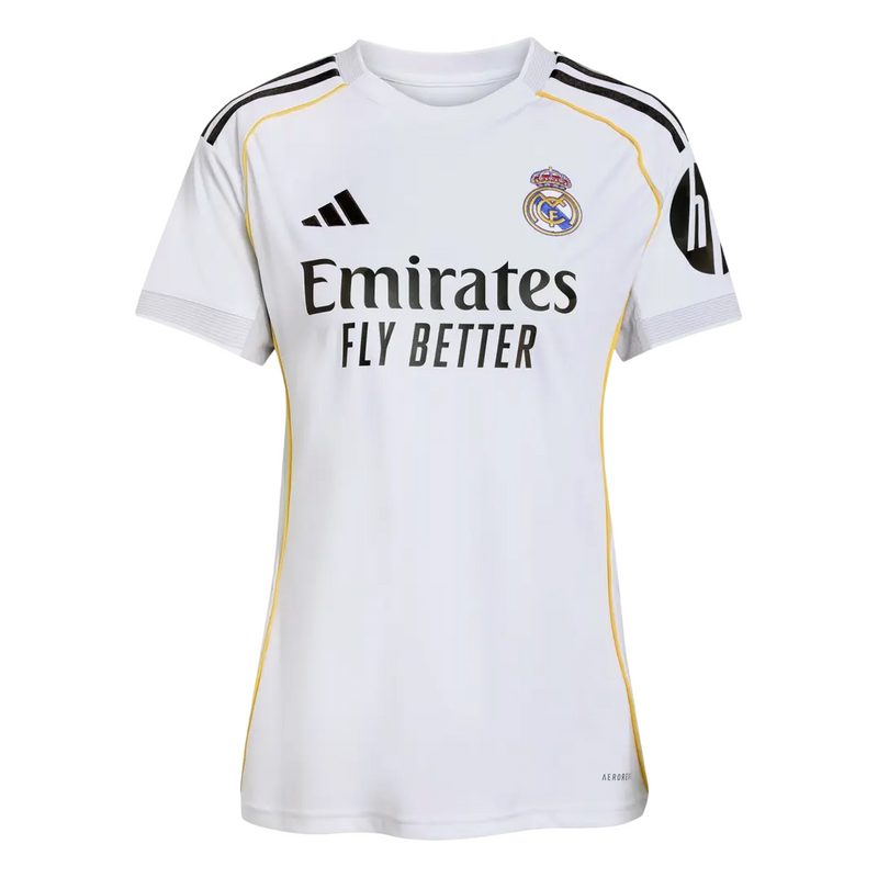 Camisa Real Madrid Feminina Home 25/26 - Branca