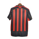 Camisa Milan Home 06/07 Retrô - Vermelha e Preta