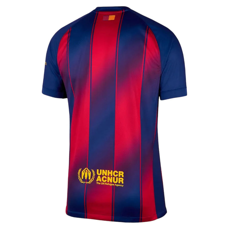 Camisa Barcelona Home 25/26 - Azul e Vermelha