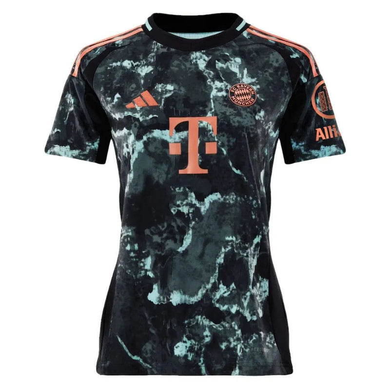 Camisa Bayern de Munique Feminina Away 24/25 - Preta