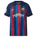 Camisa Barcelona Edição Especial Rosalia 22/23 - Azul e Vermelha