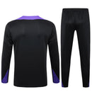 Conjunto Agasalho Treino PSG 24/25 - Preto e Roxo