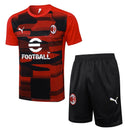 Conjunto Milan Treino 24/25 - Vermelho